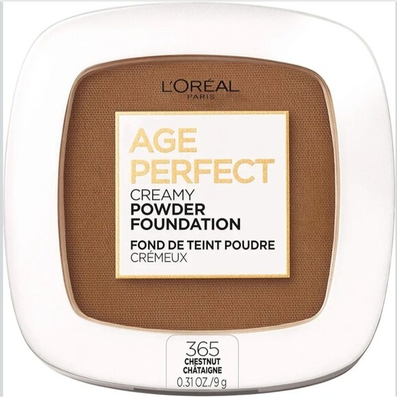 L'Oreal Other - L'Oreal Paris Age Perfect Creamy Powder Foundation Compact, 340 Caramel Beige